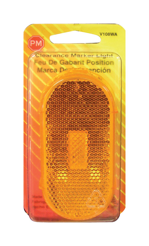 Peterson Amber Oblong Clearance/Side Marker Light