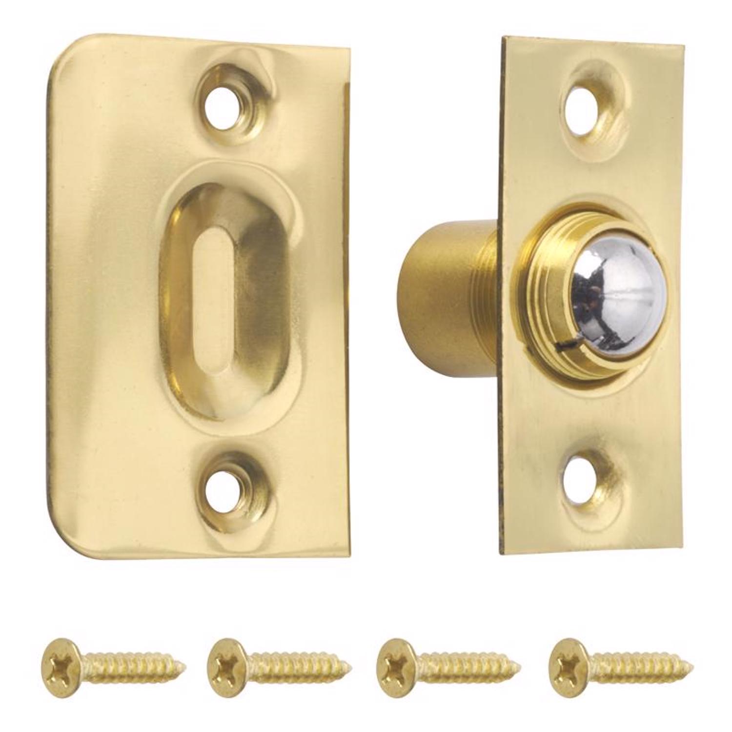 Ace 1 in. H X 1 in. W X 2.1 in. D Brass Ball Catch