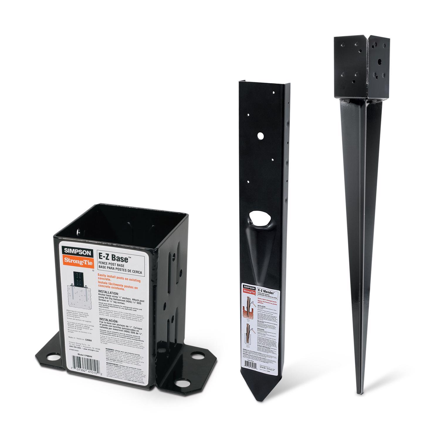 Simpson Strong-Tie E-Z Spike Steel Black 3-5/8 in. W X 34-7/8 in. L Post Spike
