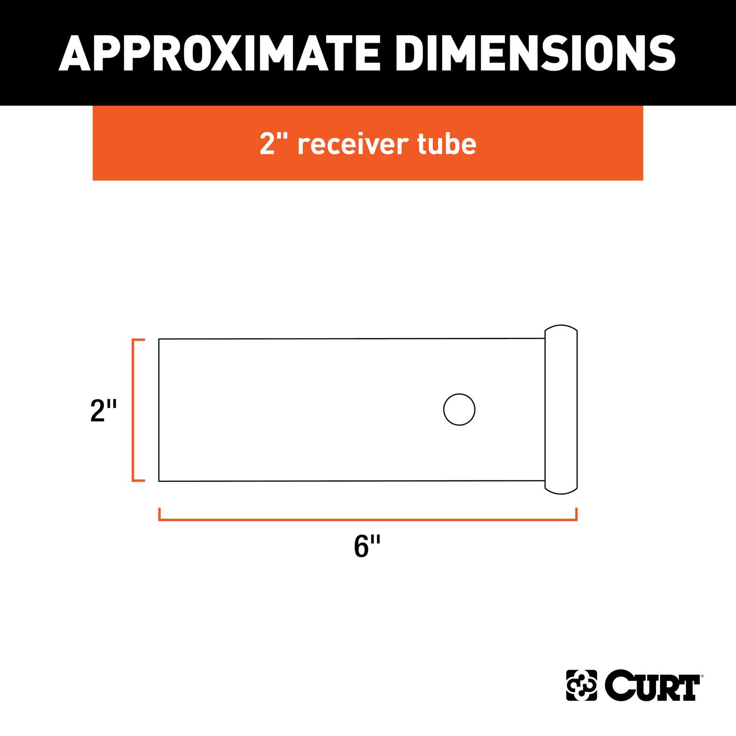 CURT Receiver Tube