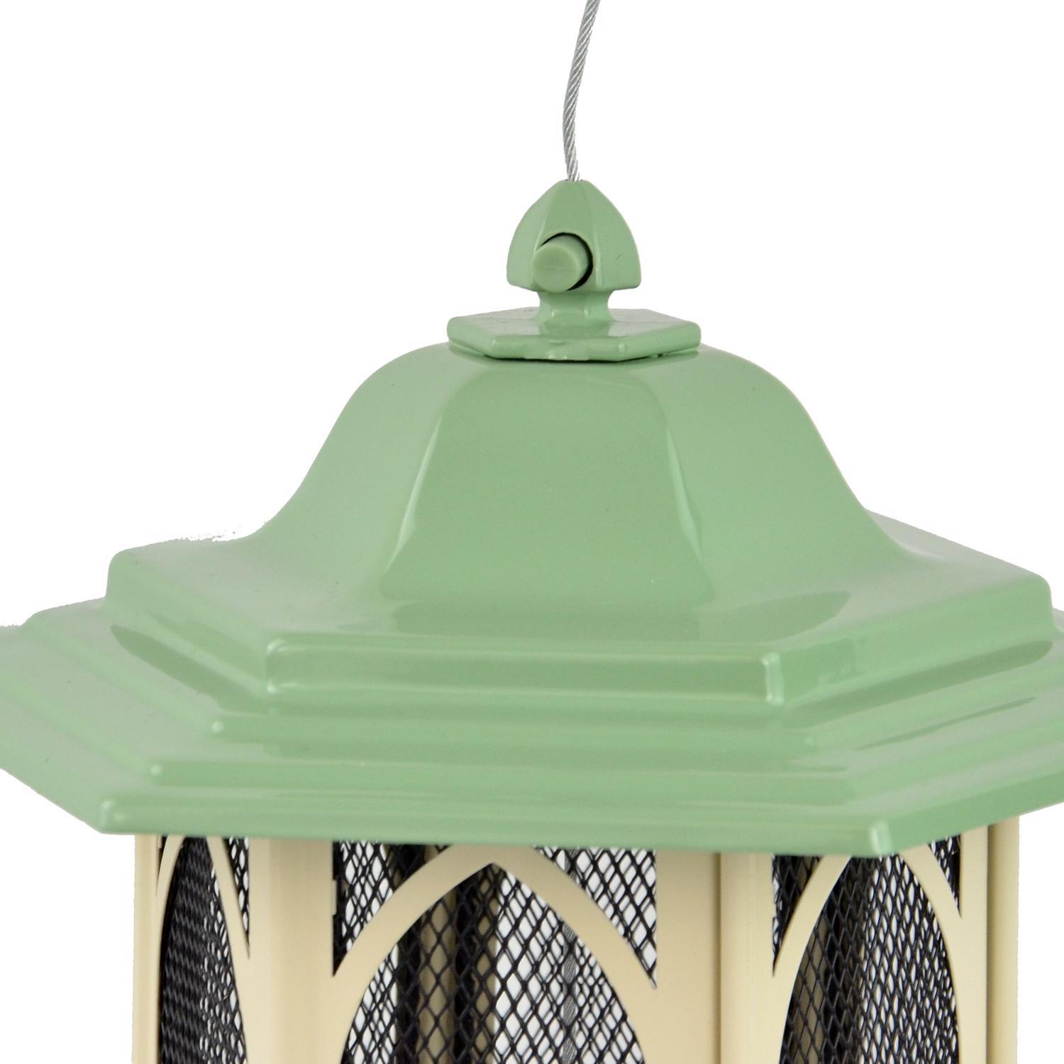 Perky-Pet Wild Bird and Finch 3.5 lb Metal/Plastic Gazebo Bird Feeder