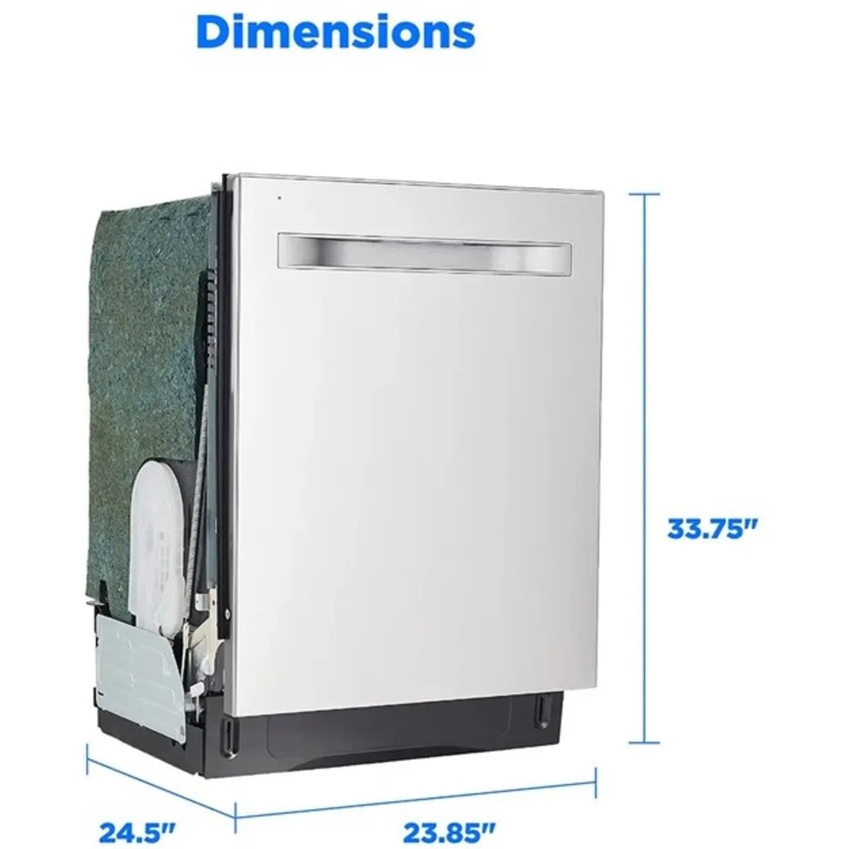 Midea 24 in. Fully Integrated Smart Dishwasher