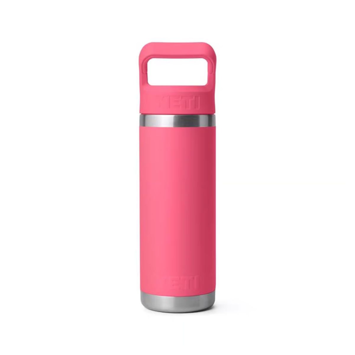 YETI Rambler 18 oz. Tropical Pink BPA Free Bottle Straw Cap Water Bottle