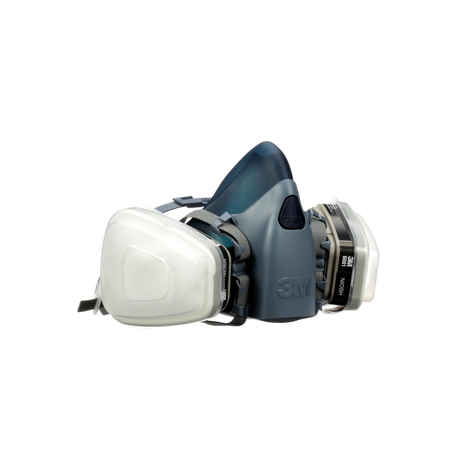 3M P95 Half Face Respirator Valved Blue L 1 pc