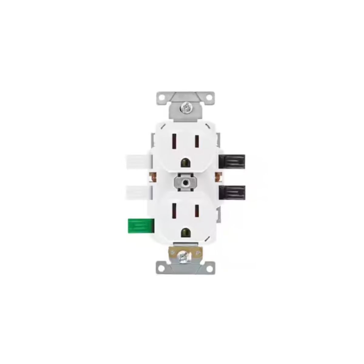 Leviton Lever Edge 20 amps 125 V White Outlet 10 Pack