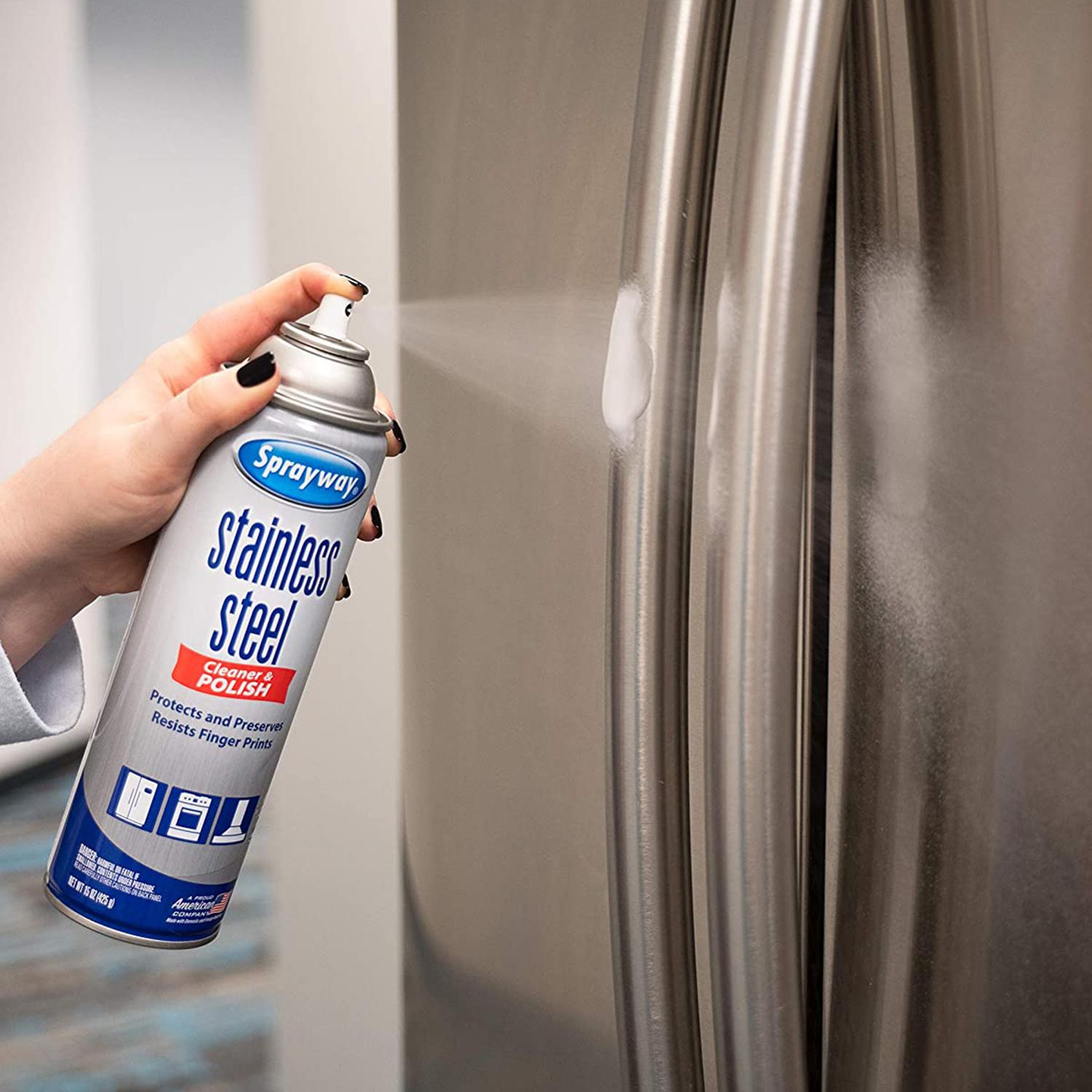 Sprayway No Scent Stainless Steel Cleaner & Polish 15 oz Spray