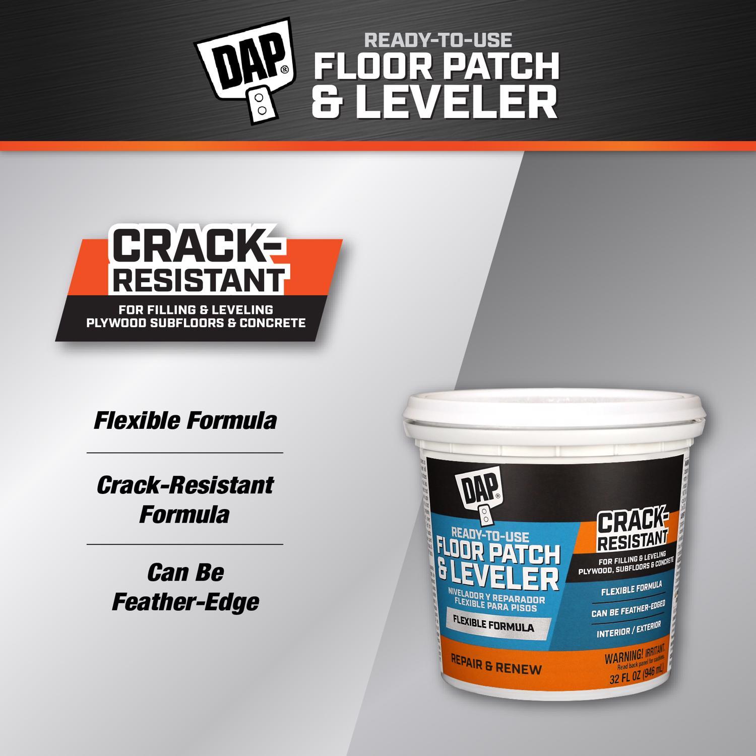 DAP Flexible Floor Ready to Use Gray Patch and Leveler 1 qt