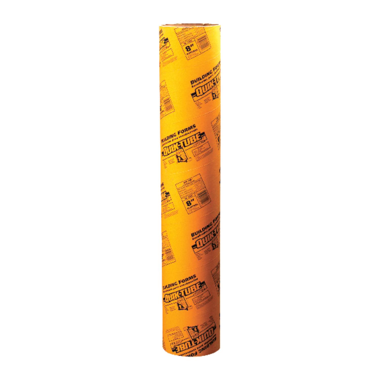 Quikrete Quik-Tube Cardboard Concrete Building Form Tube 4in. L x 8in. D