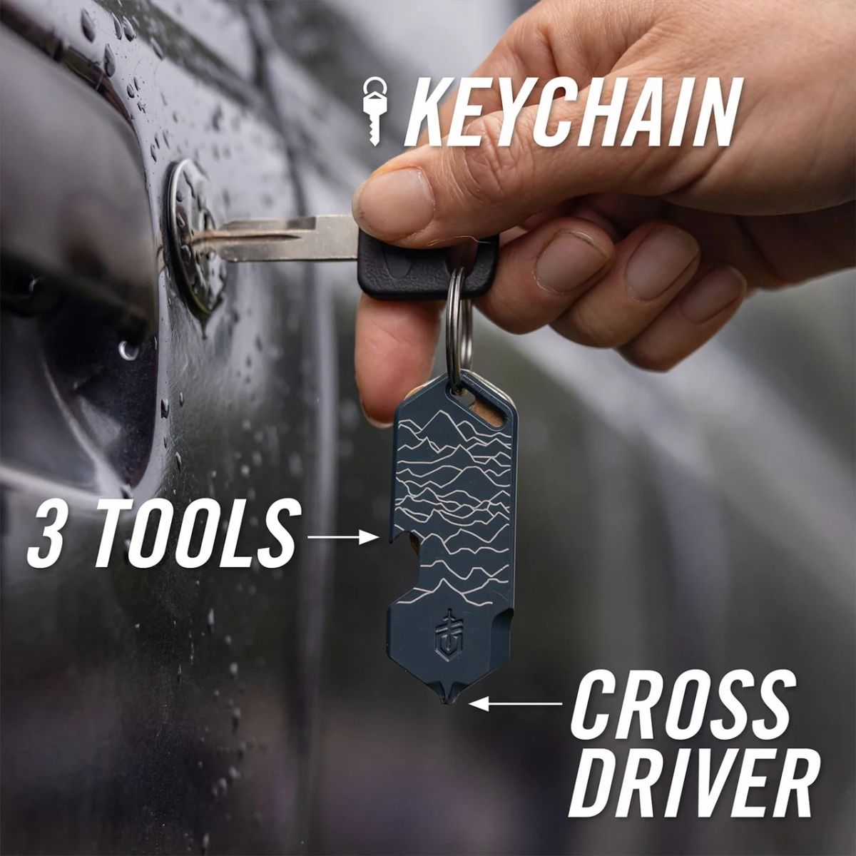 Gerber Keychain Tool Shard DT Series 3 Function Urban Blue