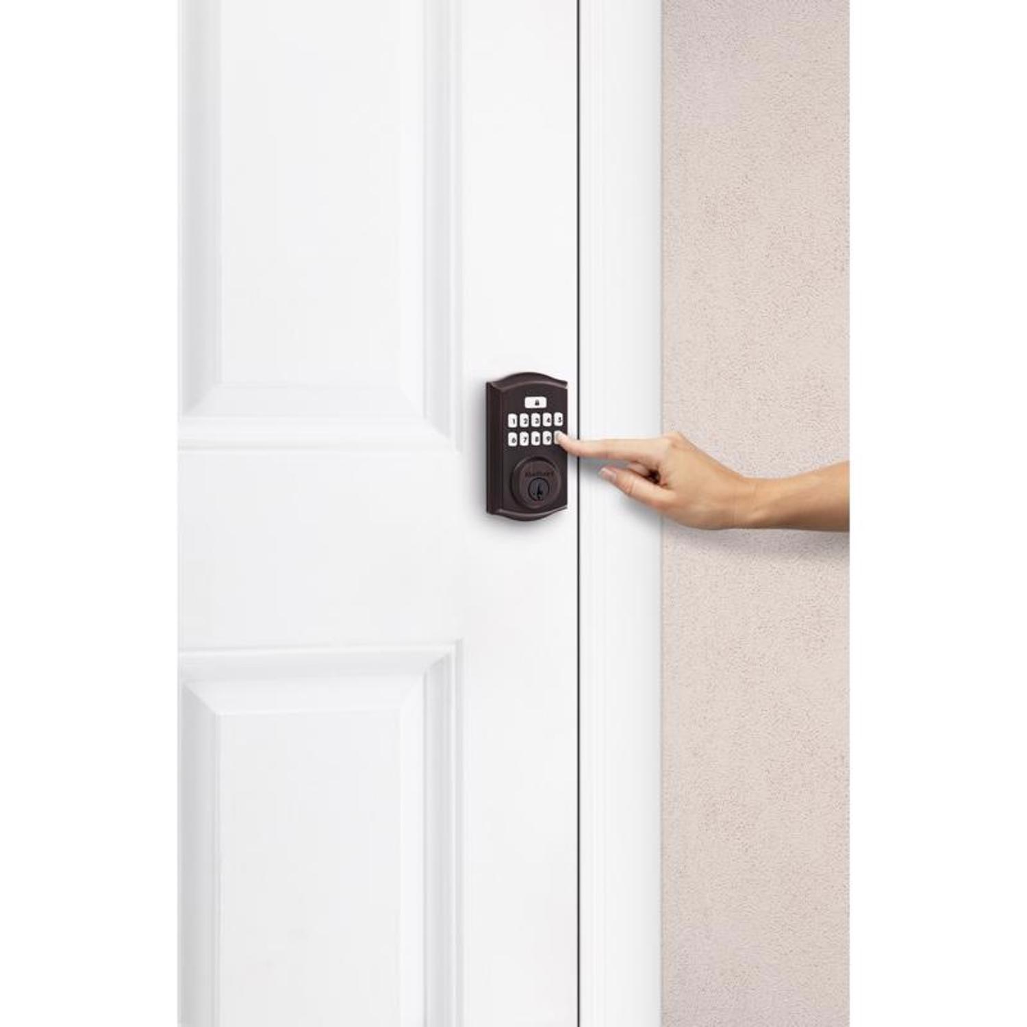 Kwikset SmartCode Bronze Metal Electronic Touchpad Entry