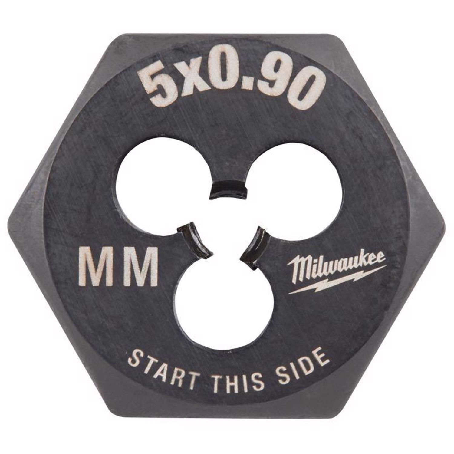 Milwaukee Metric M5x0.9 mm 1" Hex Threading Die
