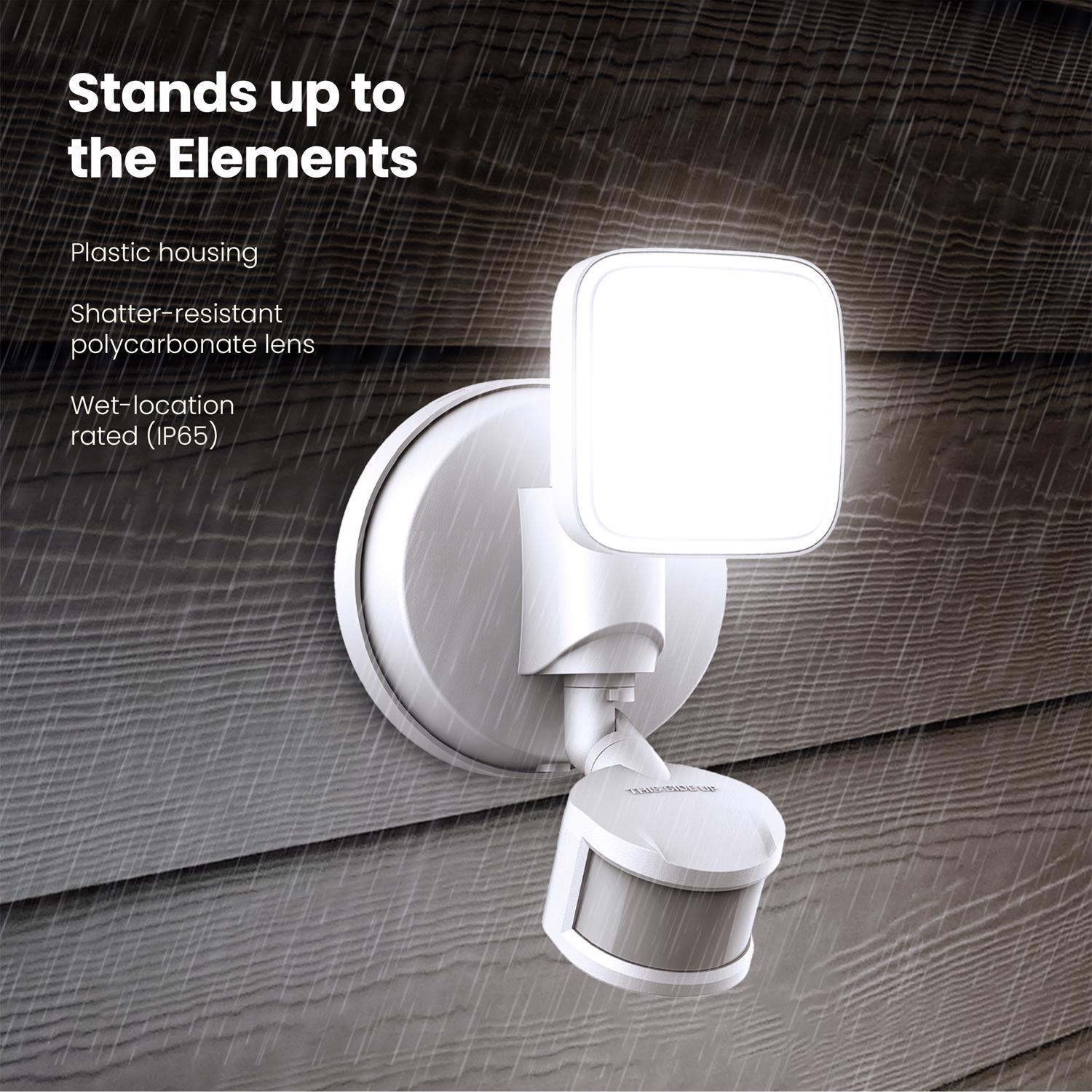 Feit LED Motion-Sensing Solar Powered LED White Security Floodlight