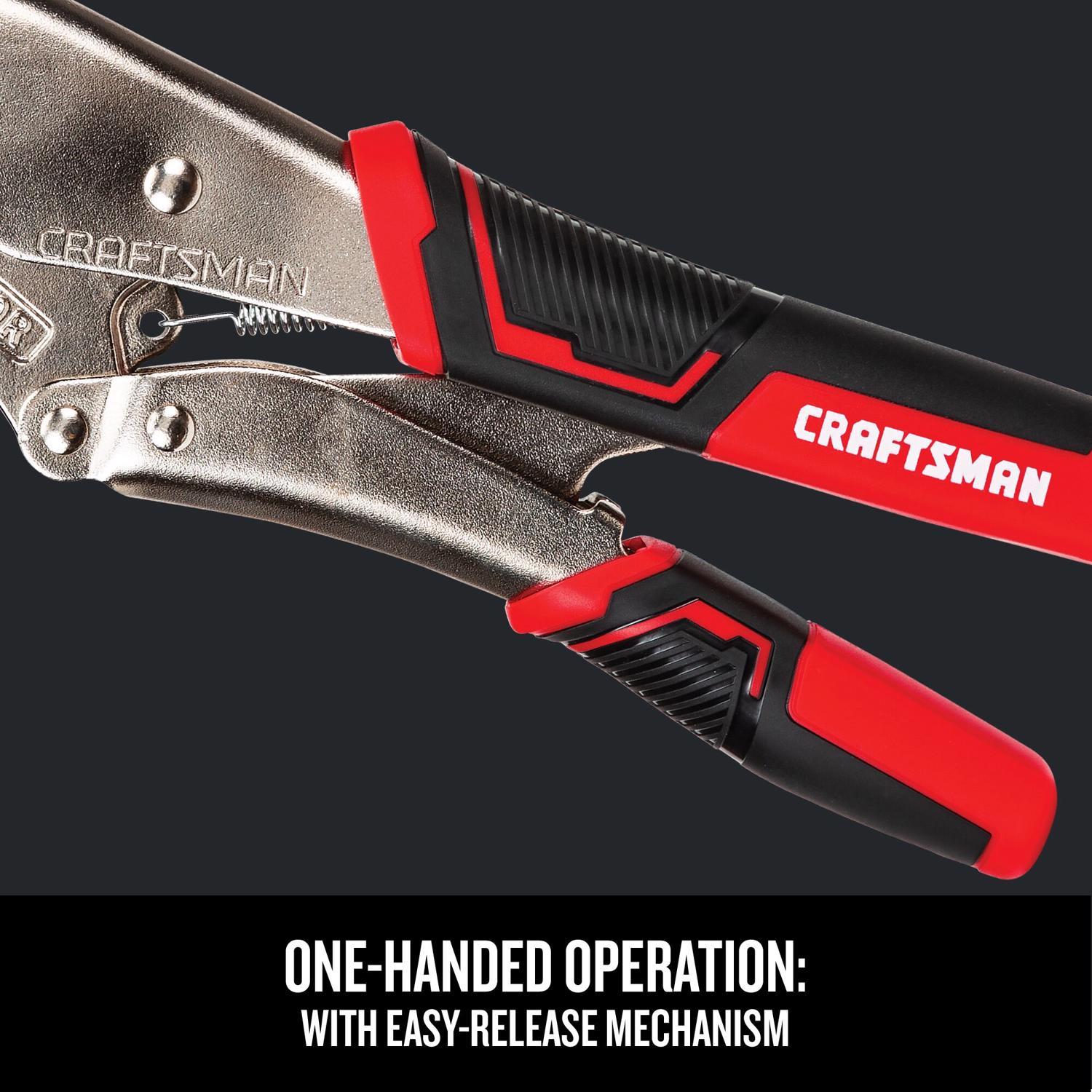 Craftsman 10 in. Alloy Steel Straight Jaw Locking Pliers