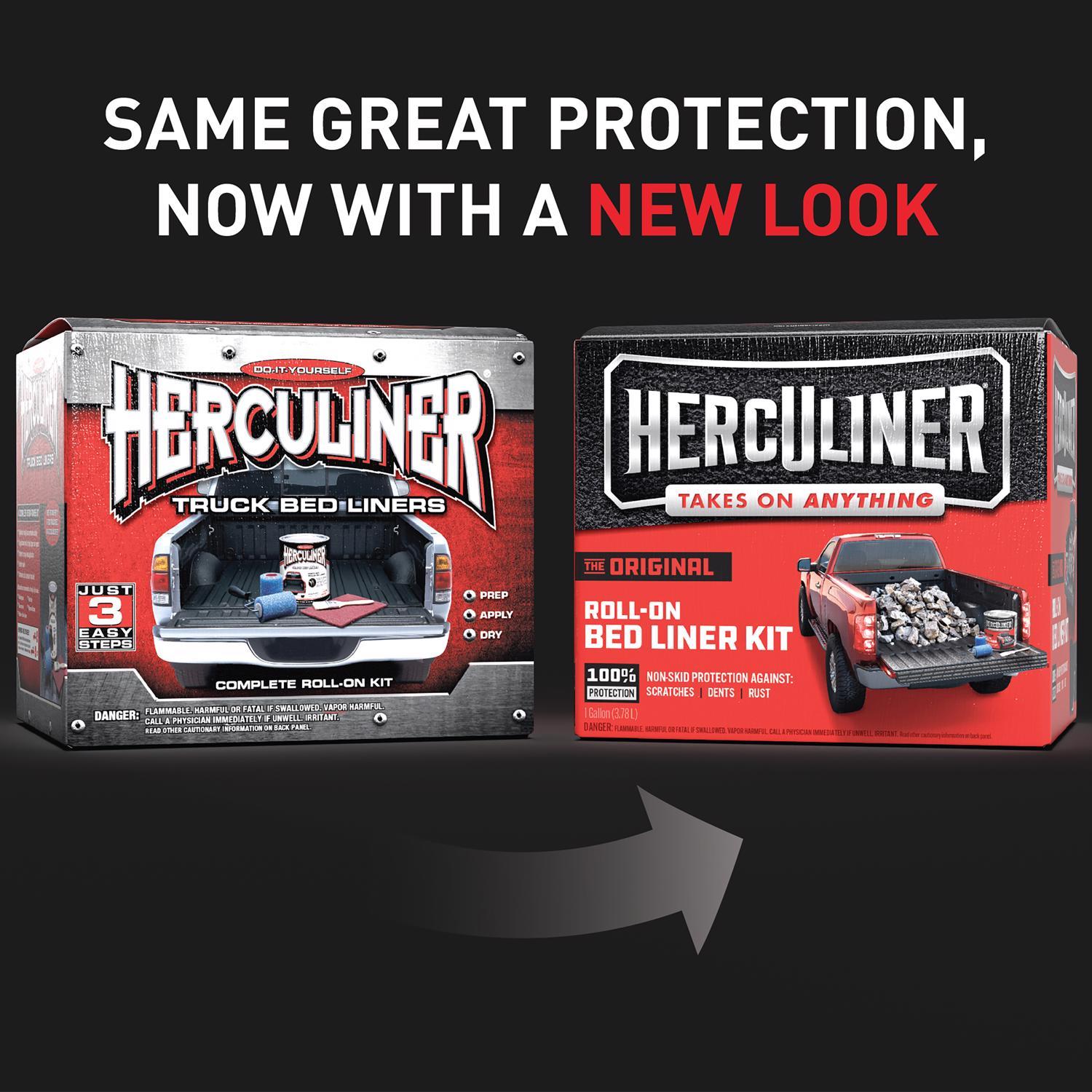 Herculiner Black Truck Bed Coating Kit 1 gal