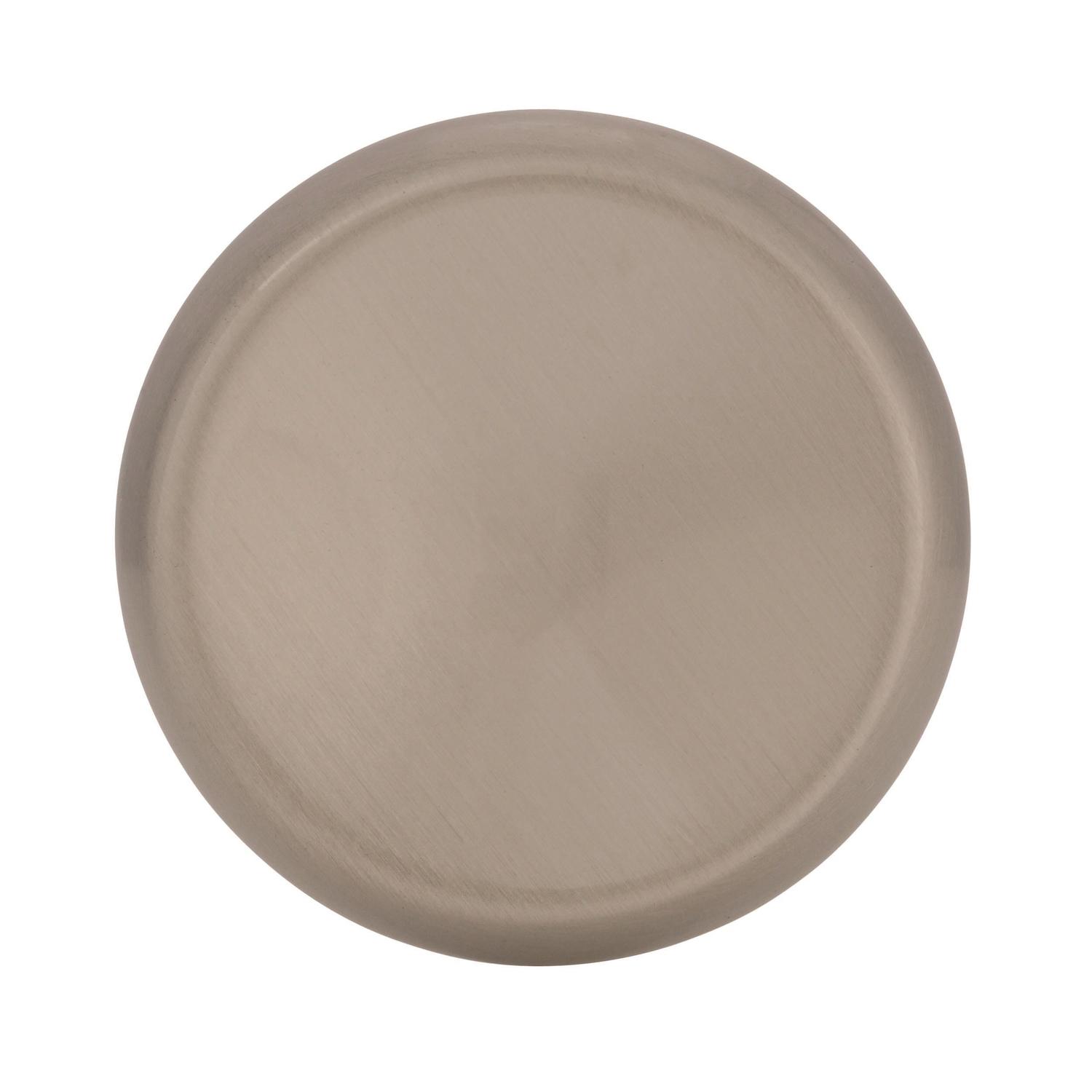Amerock Allison Round Cabinet Knob 1-1/2 in. D 3/4 in. Satin Nickel 10 pk