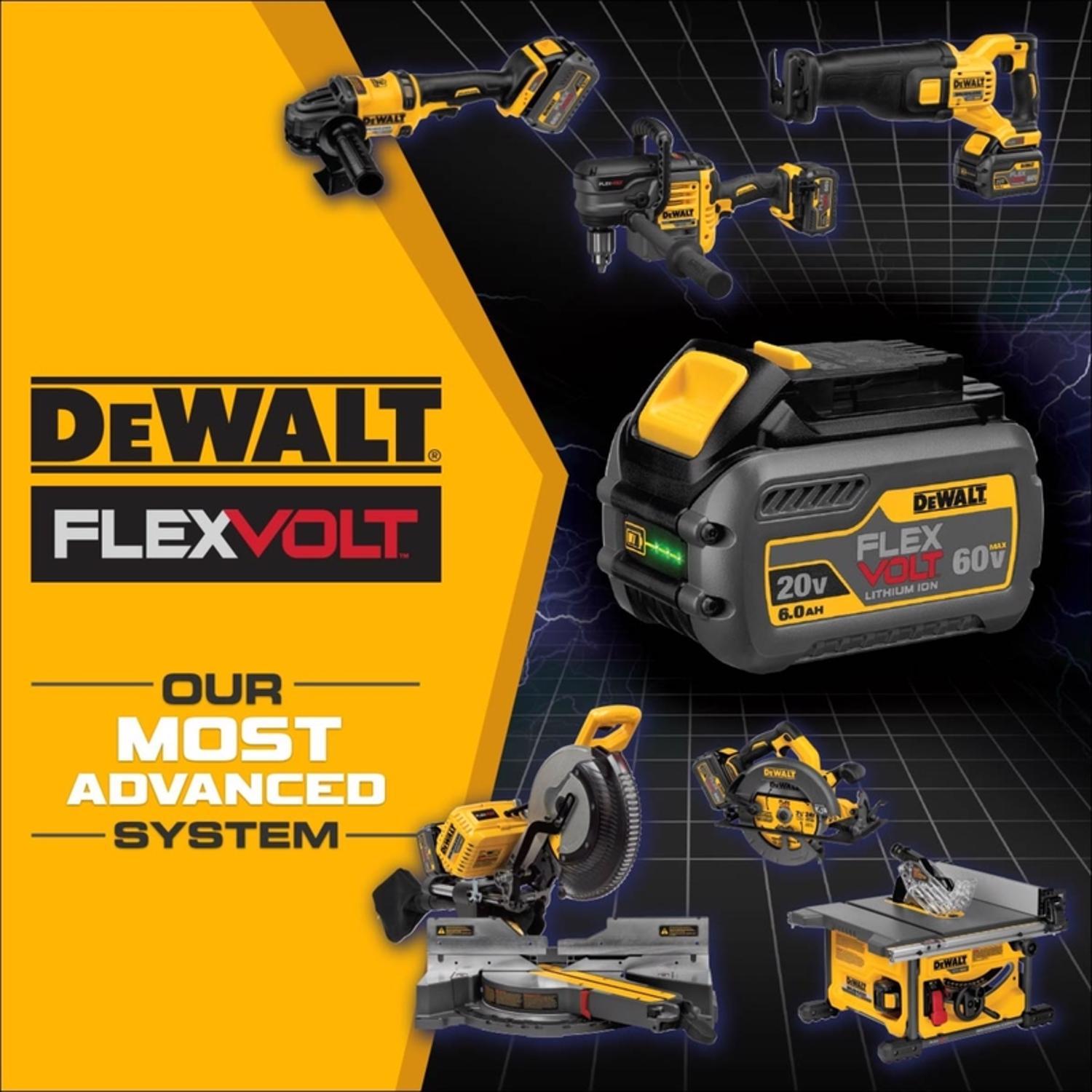 DeWalt 20V MAX 2.5 gal Pancake Portable Air Compressor 135 psi 0.4 HP