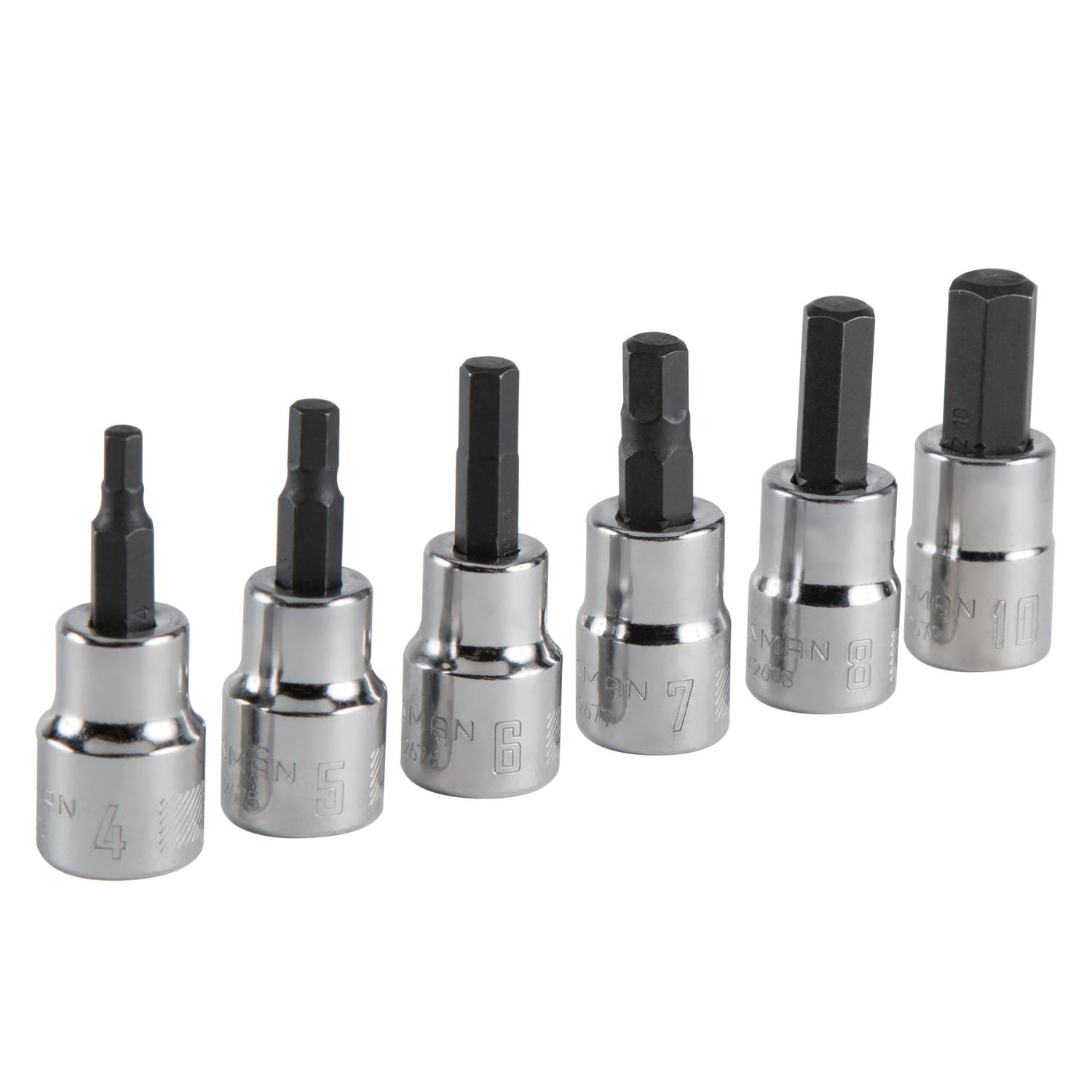 Craftsman 3/8 in. drive Metric Hex Bit Socket Set 6 pc