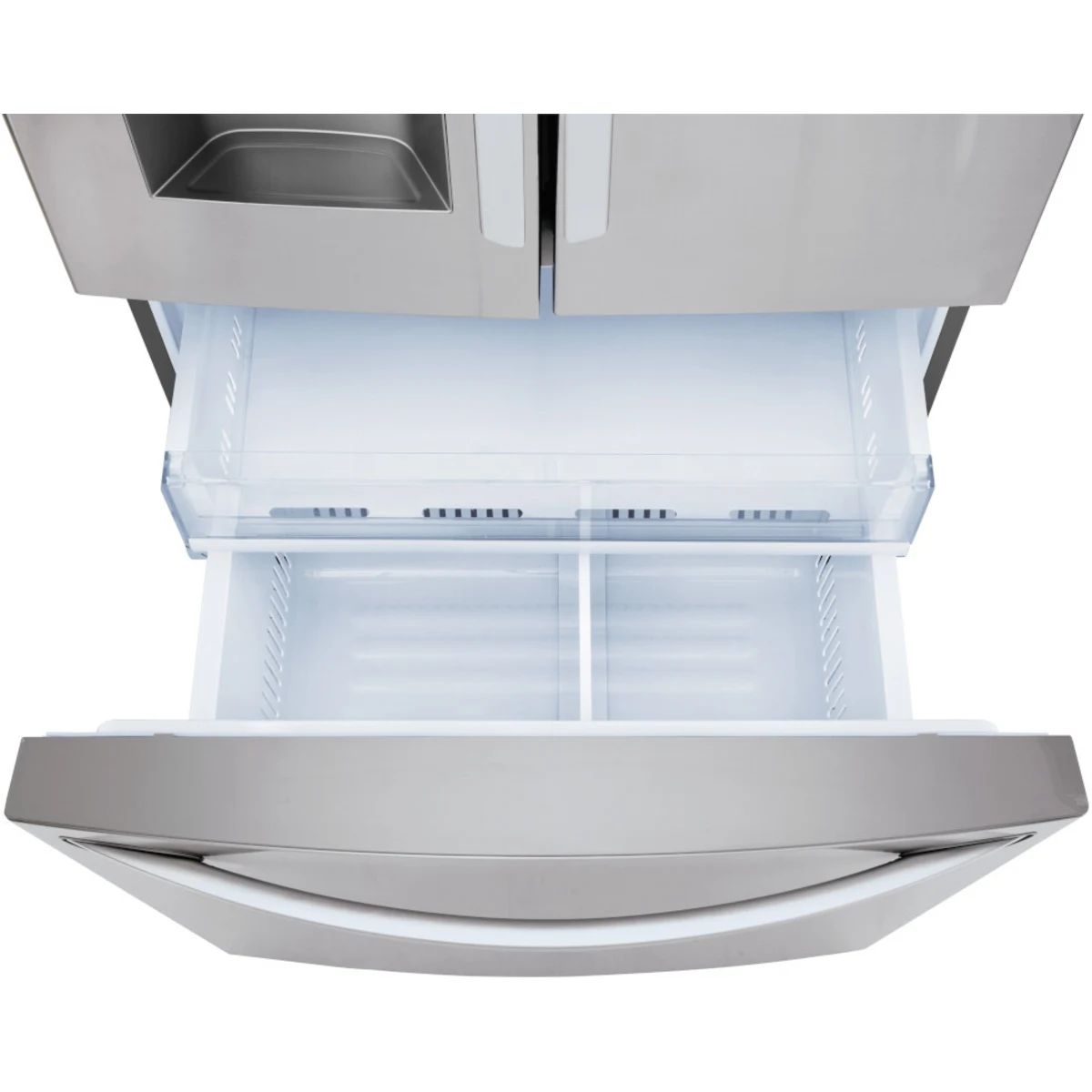 LG 28 cu. ft. 3 Door French Door, Standard Depth, Ice and Water with Single Ice Maker Refrigerator