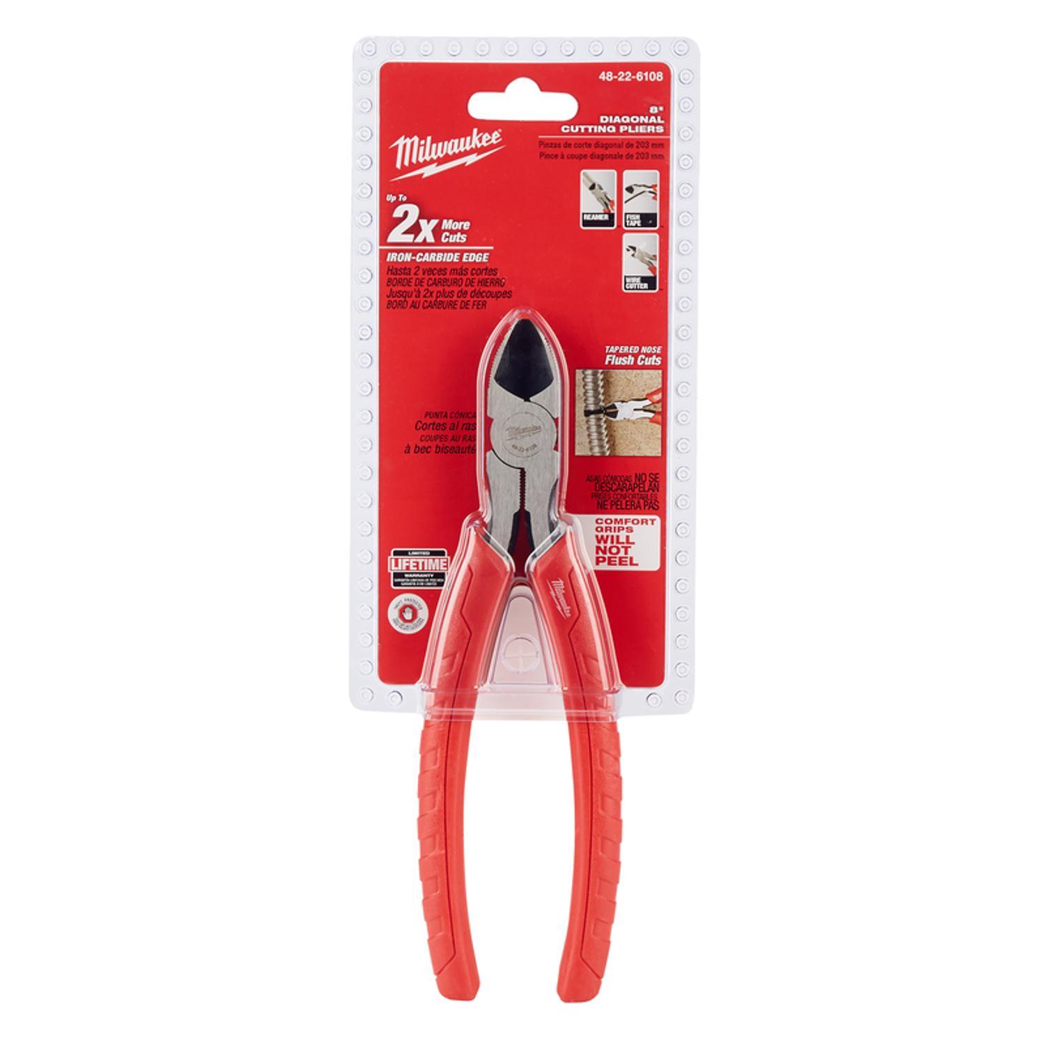Milwaukee 8 in. Forged Alloy Steel Diagonal Cutting Pliers