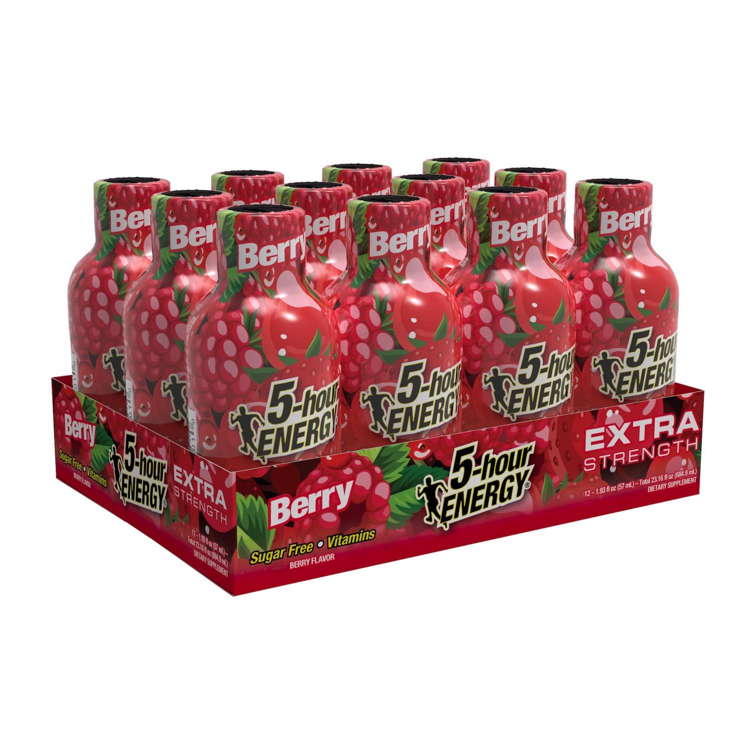 5-hour Energy Extra Strength Sugar Free Berry Energy Shot 1.93 oz