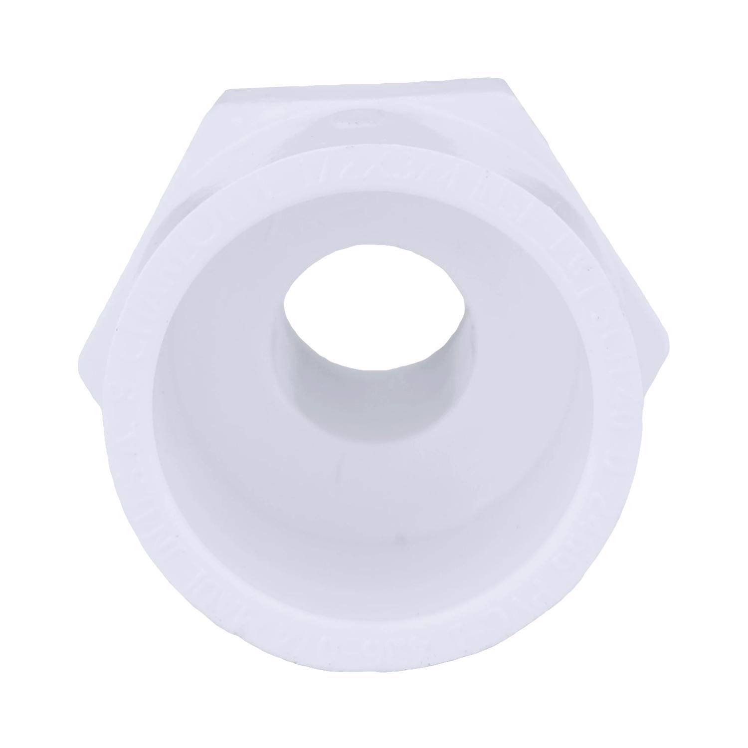 Charlotte Pipe Schedule 40 1/2 in. MPT X 3/4 in. D Slip PVC Pipe Adapter 1 pk