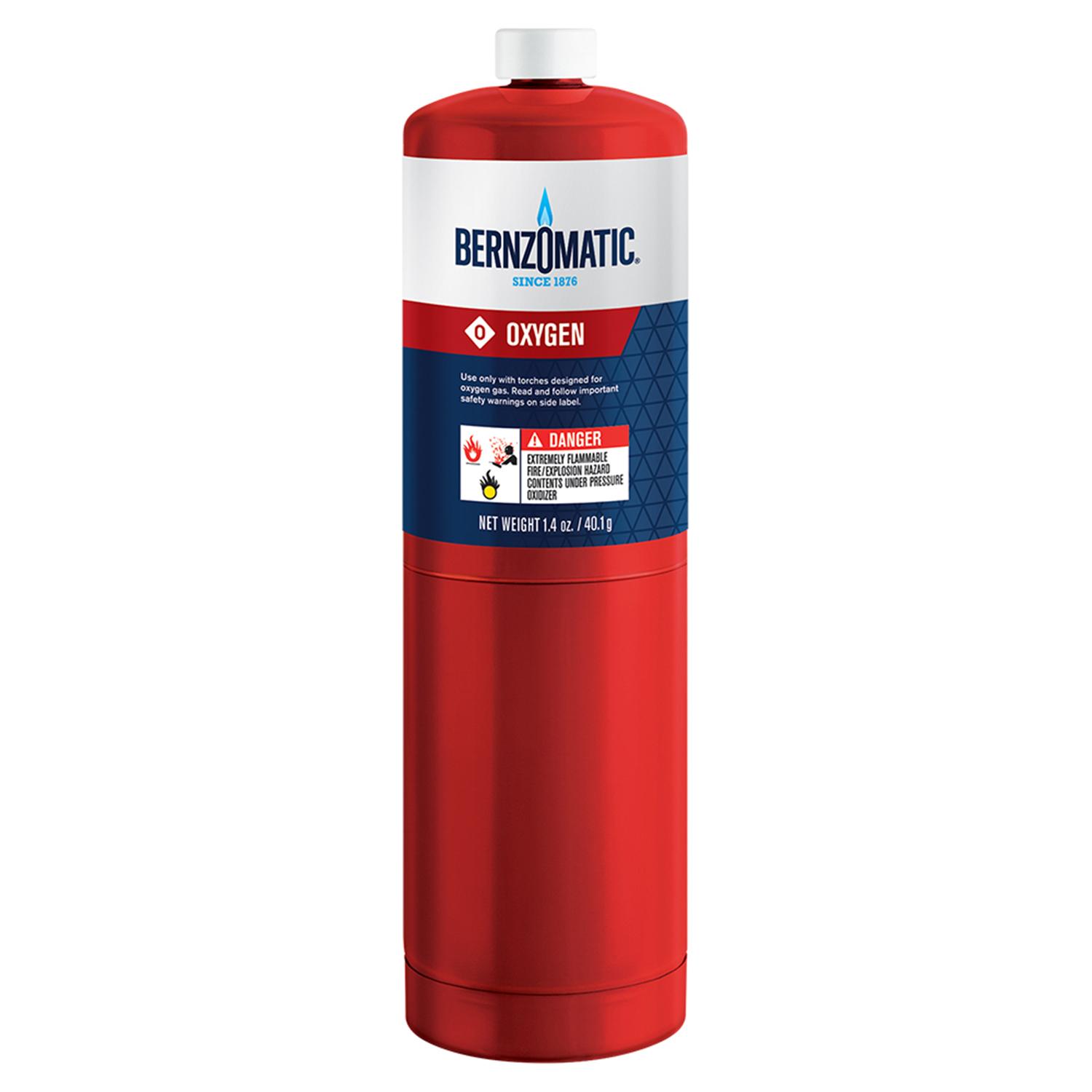 Bernzomatic 1.4 oz Oxygen Cylinder 1 pc Oxygen