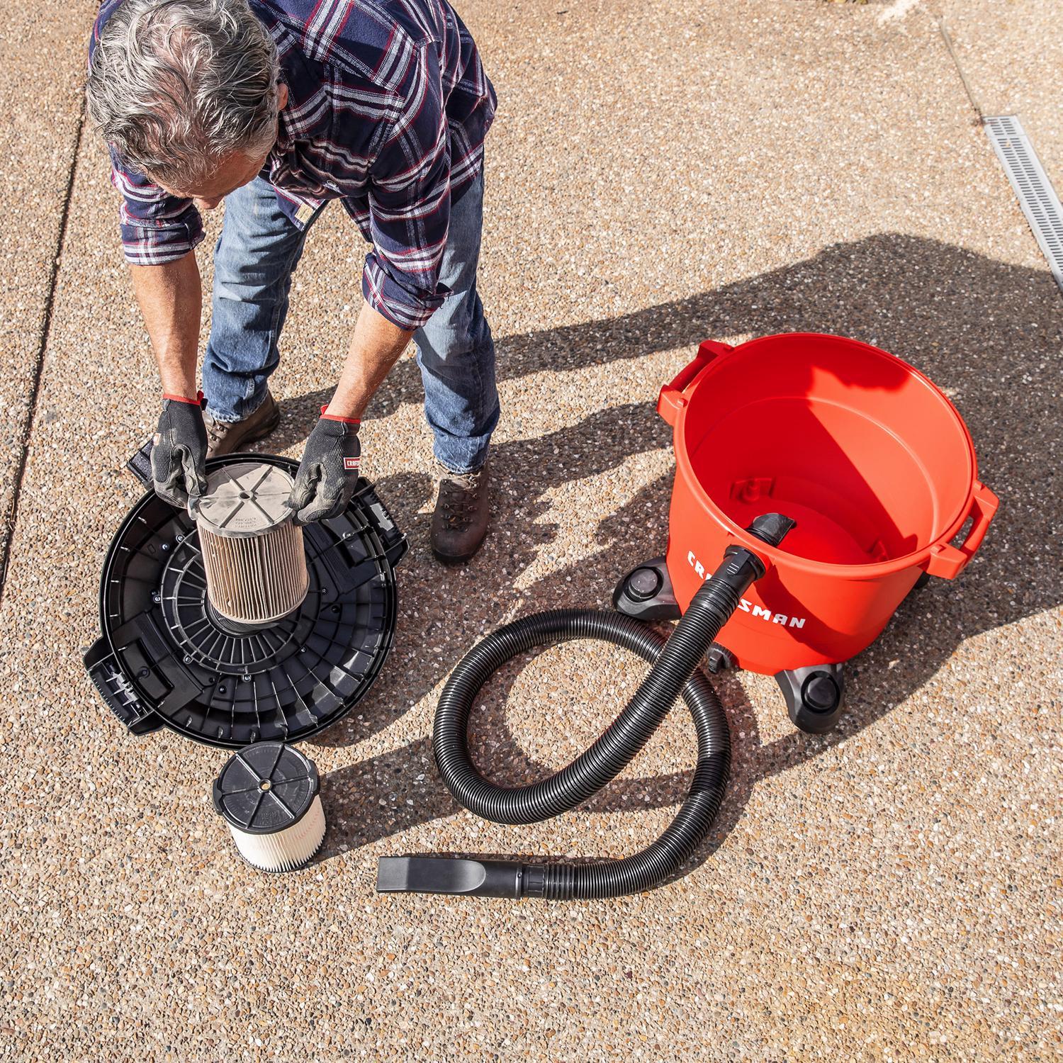 Craftsman 6.75 in. D General Purpose Wet/Dry Vac Cartridge Filter 5-20 gal 1 pc