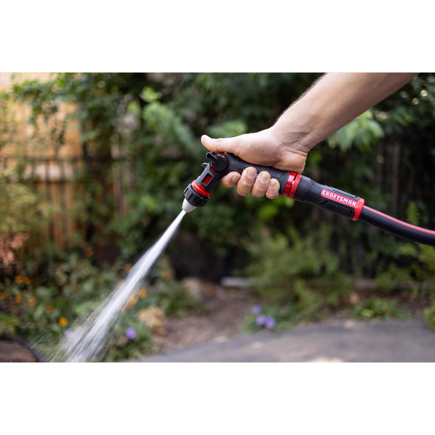 Craftsman 1 Pattern Adjustable Jet Stream Plastic Hose Nozzle