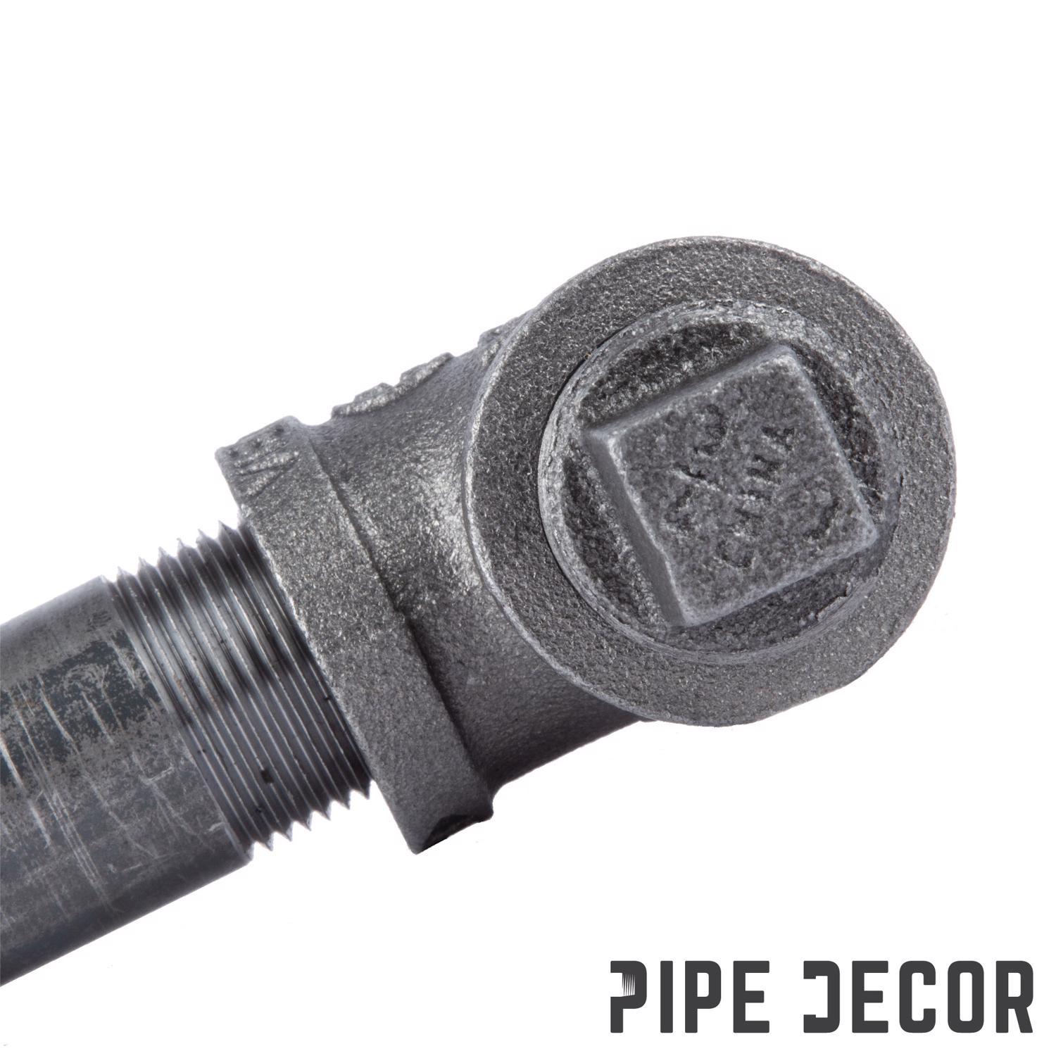 STZ Industries 1/2 in. MIP each Black Malleable Iron Plug