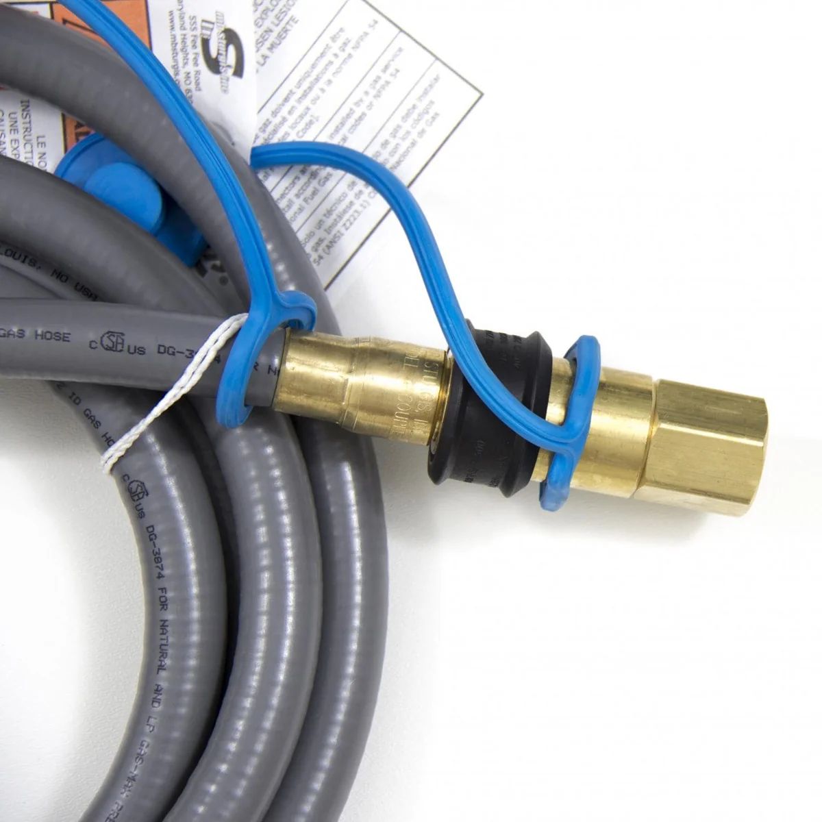 Blaze 10 ft. Natural Gas/Bulk Propane Hose with Quick Disconnect