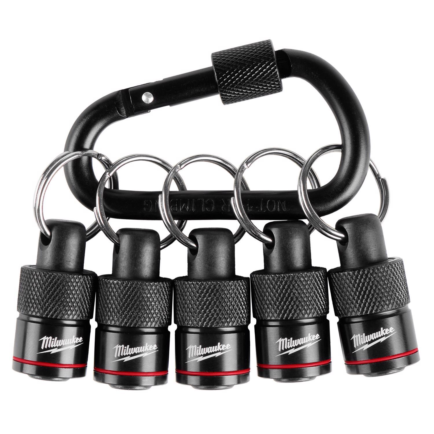 Milwaukee hex bit holder With Carabiner Bit Holder 5 pk