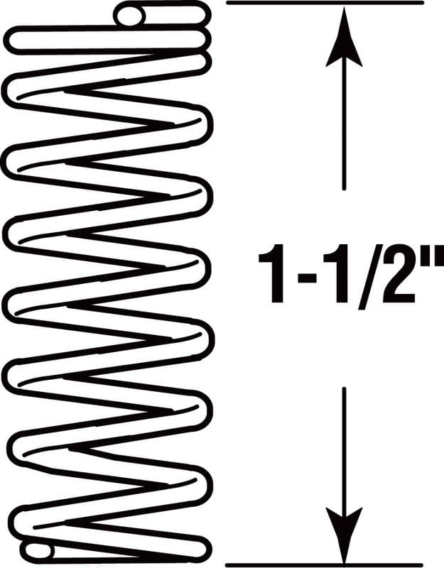 Prime-Line 1-1/2 in. L X 11/32 in. D Compression Spring 4 pk