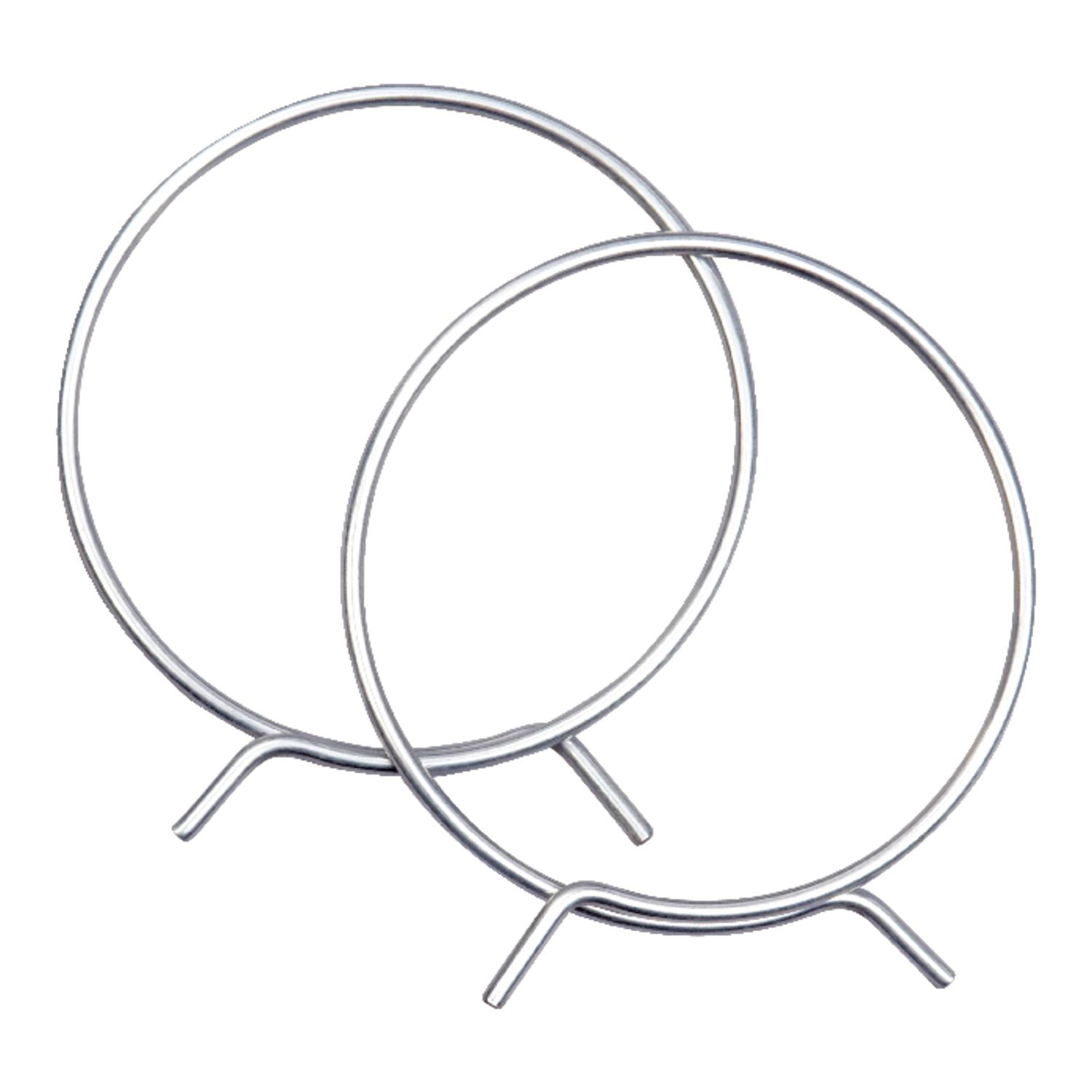 Ace 3 in to 4 in. Silver Spring Tension Clamps Metal