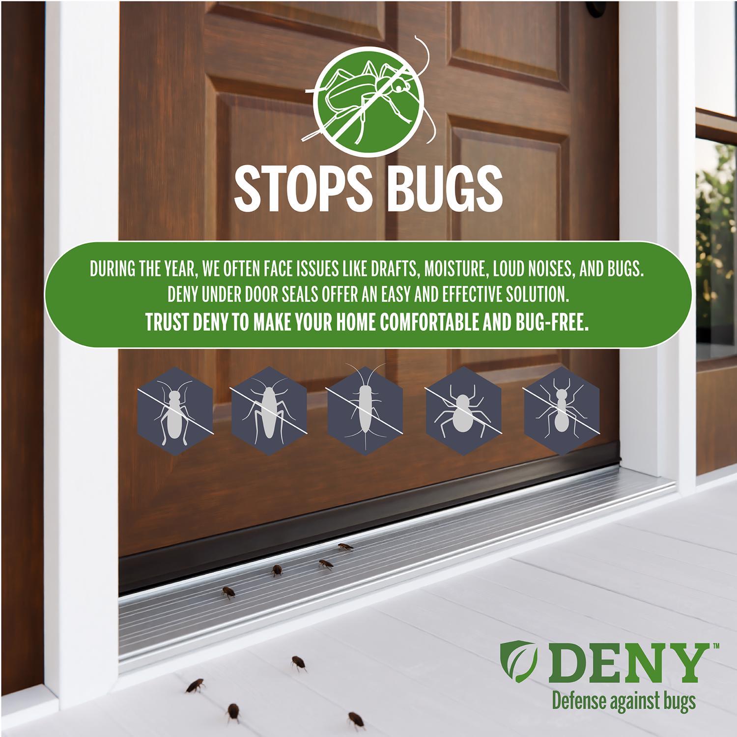 M-D Building Products DENY Brown Vinyl Seal For Doors 36 in. L X 1.75 in.