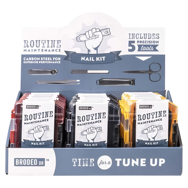 Brodeo Drive Black Routine Maintenance Nail Kit 1 Pk