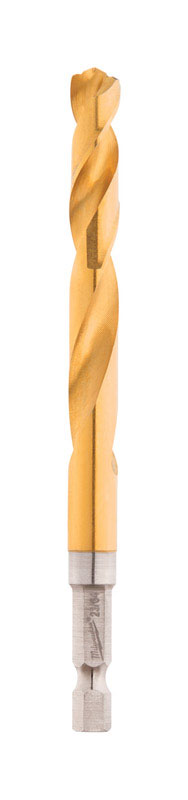 Milwaukee Shockwave 23/64 in. X 4.61 in. L Titanium Red Helix Drill Bit 1 pc