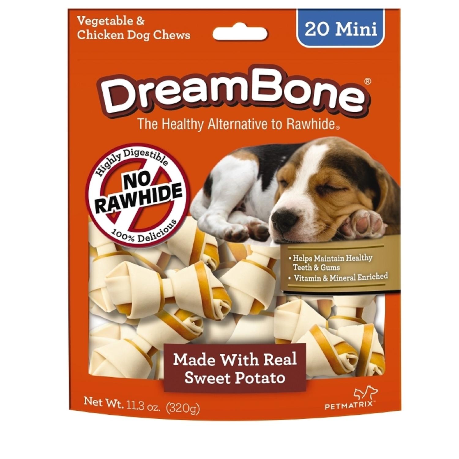 DreamBone Chicken/Sweet Potato Chews For Dogs 24 pk Stine Home + Yard