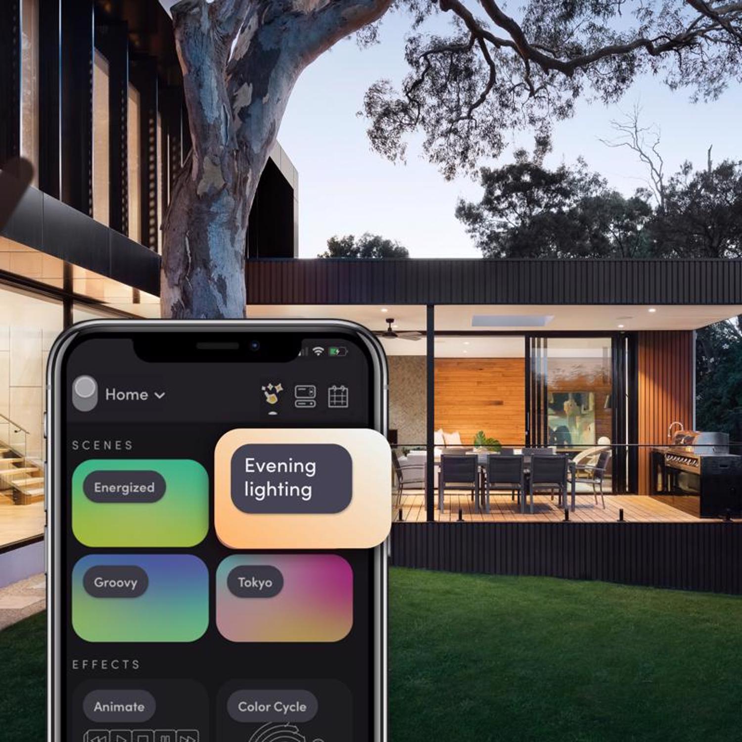 LIFX Smart Home BR30 E26 (Medium) Smart-Enabled LED Bulb Color Changing 75 Watt Equivalence 1 pk