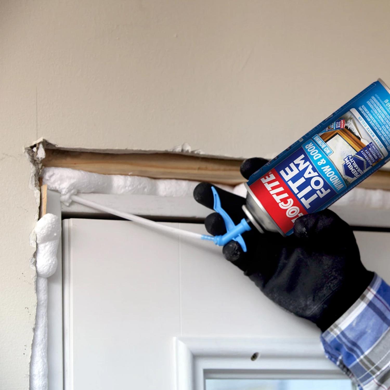 Loctite Tite Foam White Polyurethane Window and Door Foam Sealant 12 oz