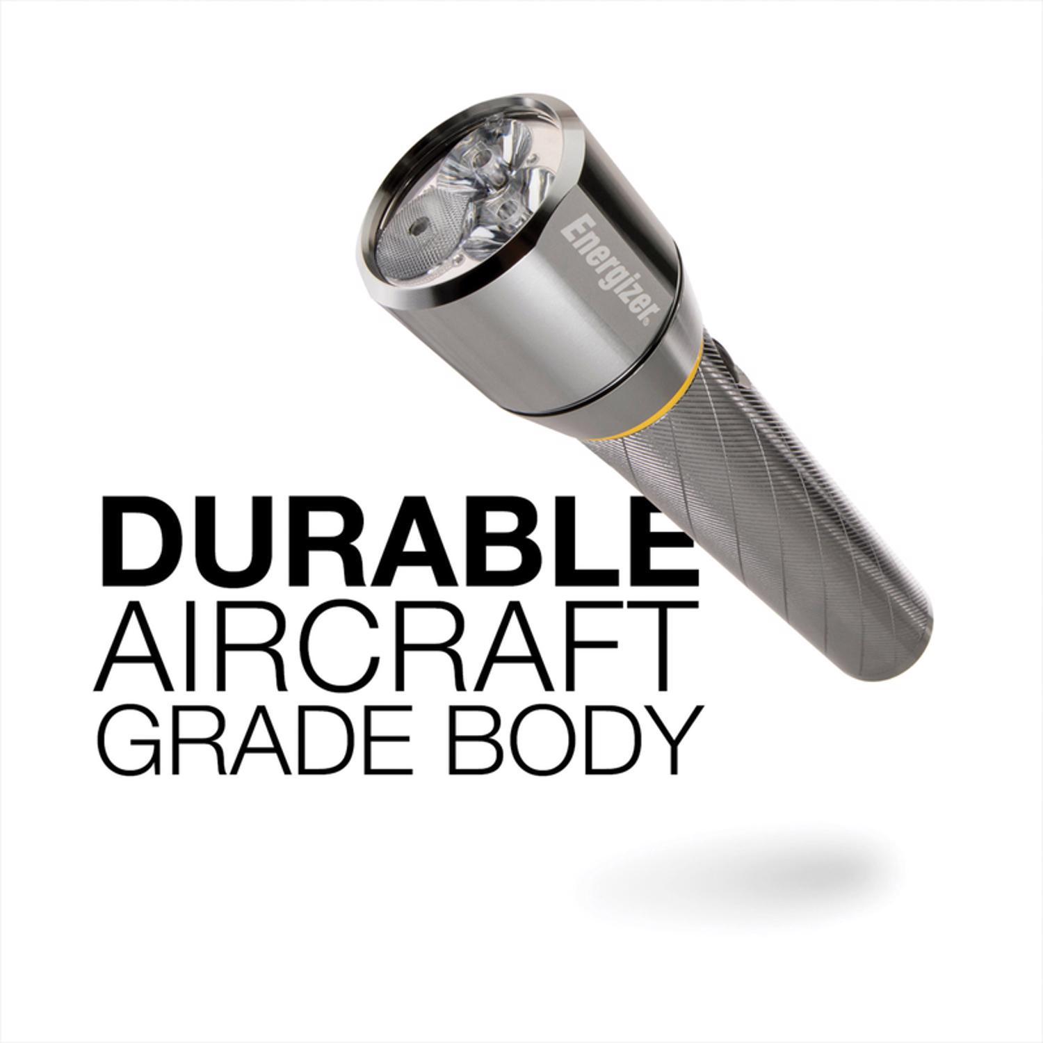Energizer 1300 lm Gray LED Flashlight AA Battery