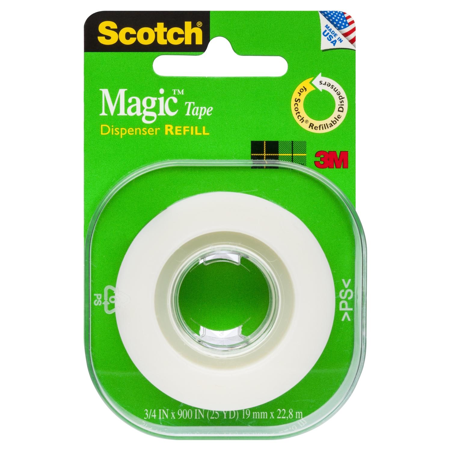 Scotch Magic 3/4in. W x 500" L Tape Clear
