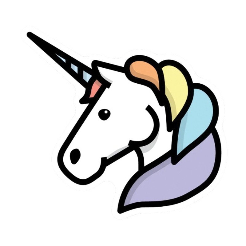 Sticker Northwest Sticker, Unicorn Head