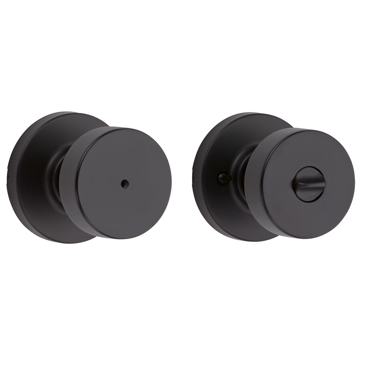 Kwikset Signature Series Pismo Iron Black Knob Right or Left Handed