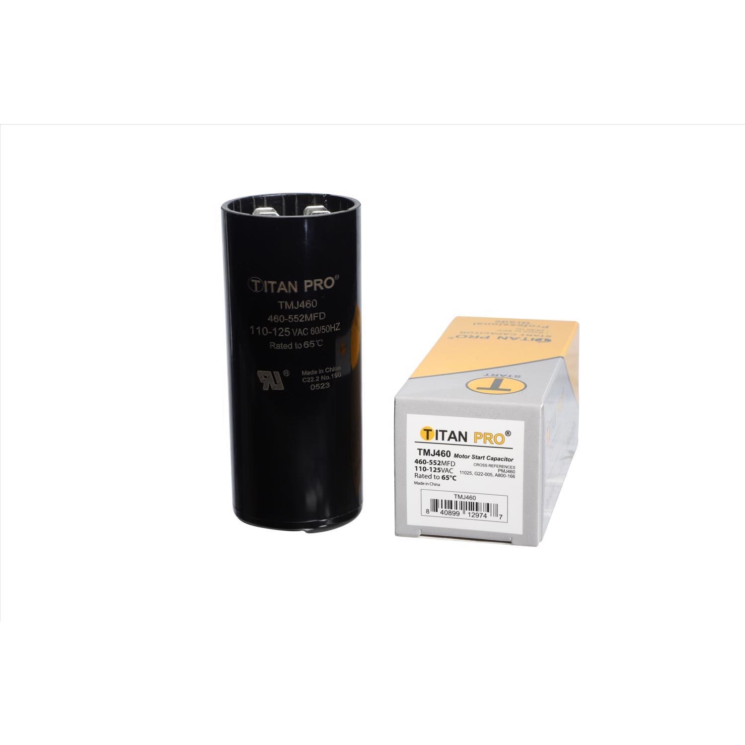 Titan Pro 460-552 MFD 125 V Round Start Capacitor