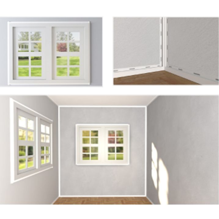 Trusscore J Trim 1/2"x10' White