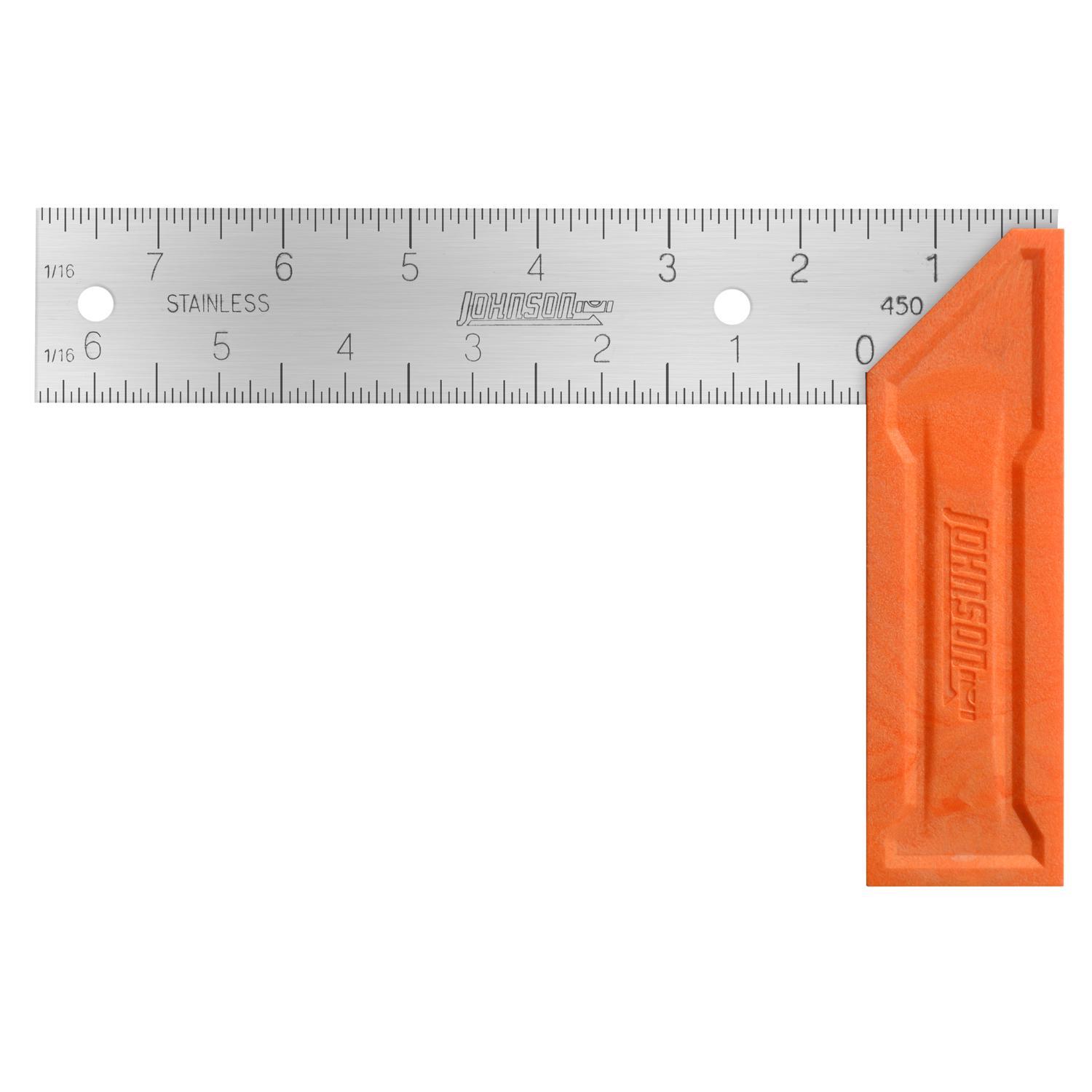 Johnson 8 in. L X 5-1/8 in. H Polystyrene Try Square