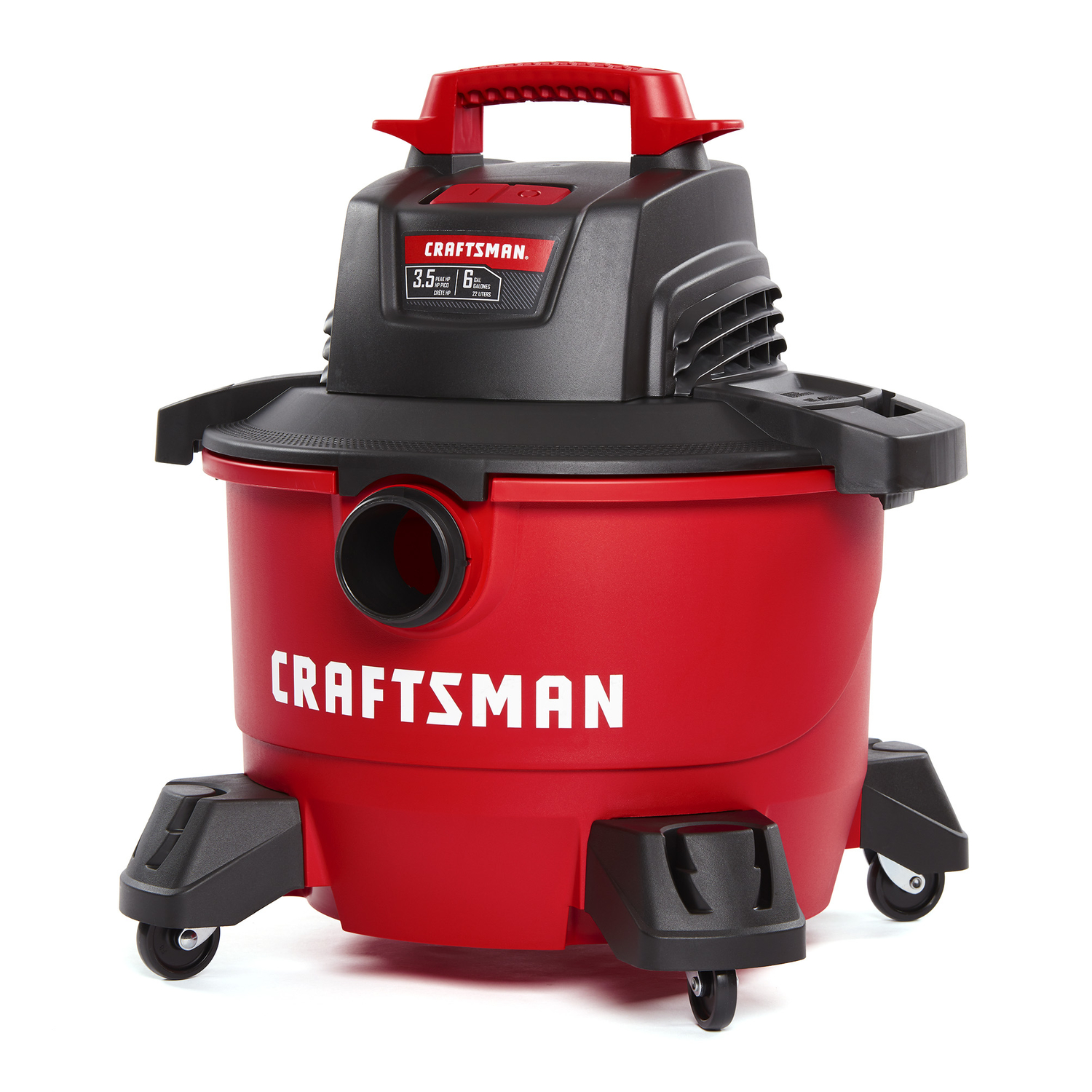 CRAFTSMAN 6 gal Corded Wet/Dry Vacuum 7.5 amps 120 V 3.5 HP