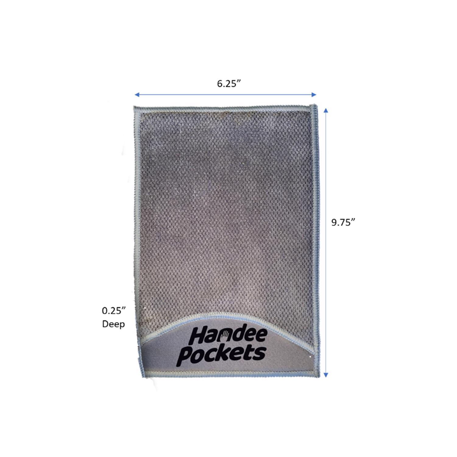 Handee Pockets Microfiber Cleaning Cloth 6.25 in. W X 9.75 in. L 2 pk