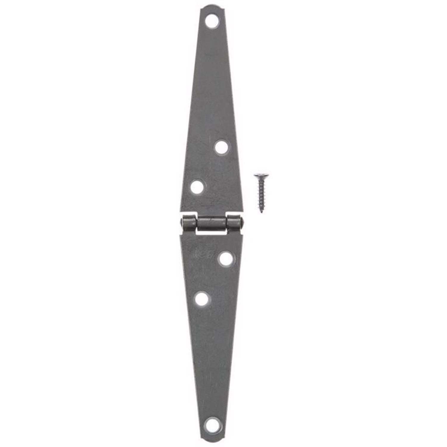 Ace 4 in. L Zinc-Plated Light Duty Strap Hinge 2 pk