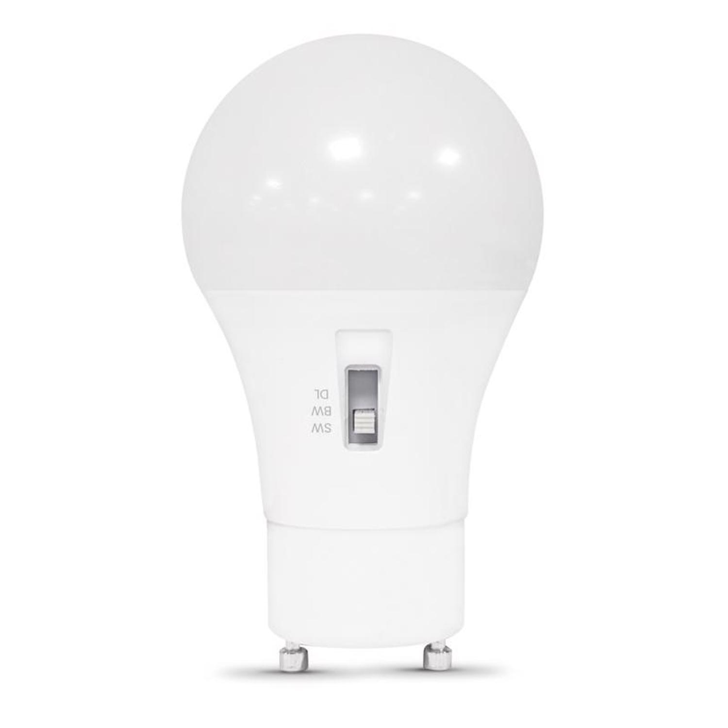 Feit A19 GU24 LED Bulb Color Changing 60 Watt Equivalence 1 pk